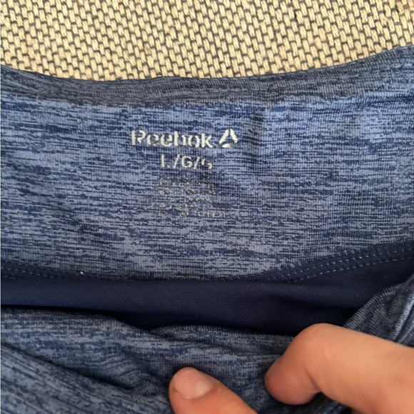 Women’s Reebok Shorts Large Blue NWOT comfy Activewear Athletic Training - Picture 3 of 5